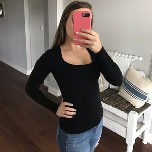 Express Super Sexy Basic Scoop Neck Tee XS VGUC